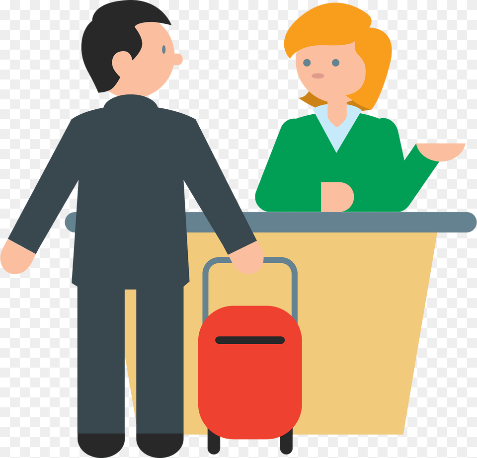 Reception Desk Clipart, Person, Baby, Face, Head Free Transparent Png