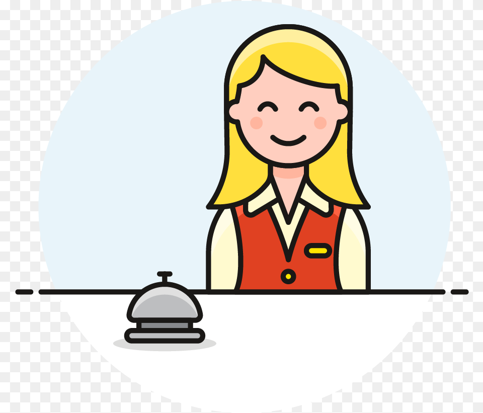 Receptionist Clipart Happy, Cleaning, Person, Baby, Face Free Transparent Png