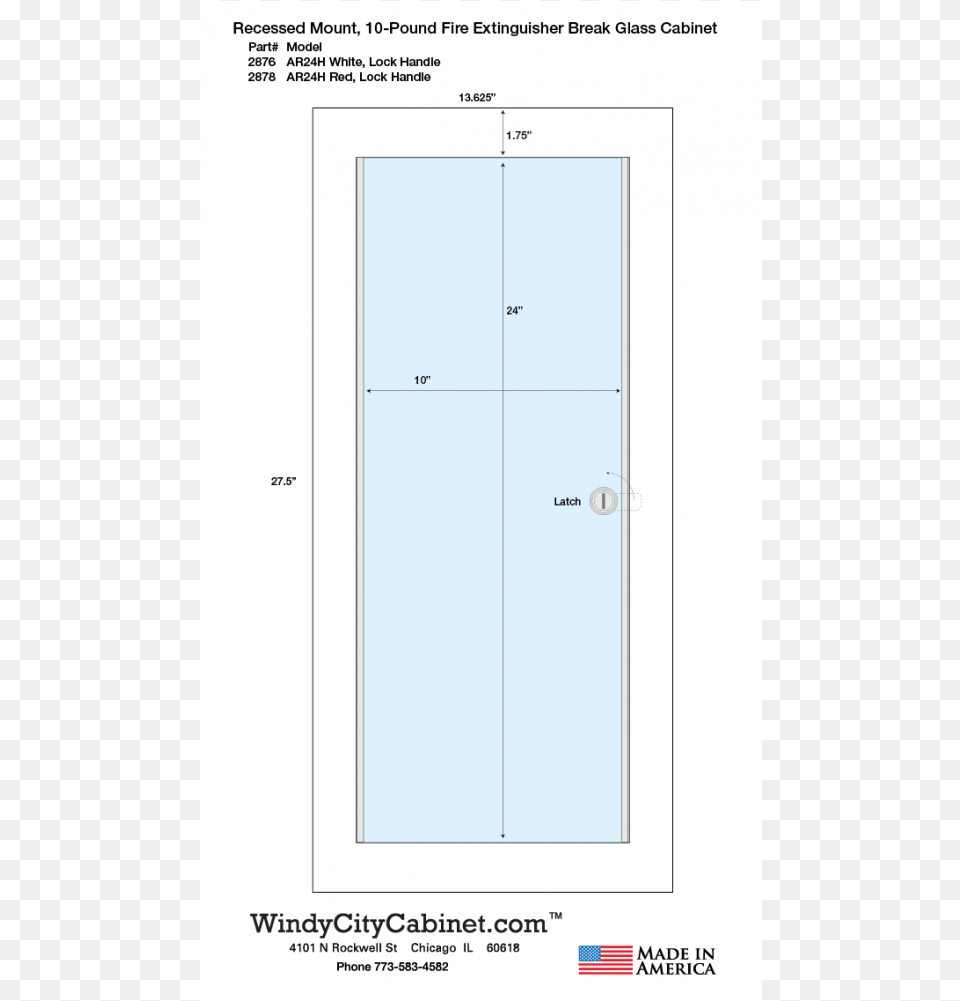 Recessed Mount Fire Extinguisher Cabinet Door With, Page, Text, Chart, Plot Free Png Download