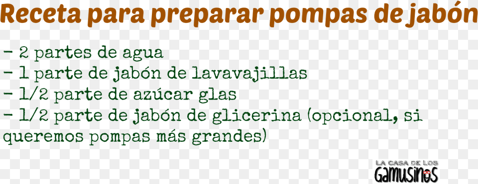 Receta Pompas Jabon Apothecary, Text Png Image