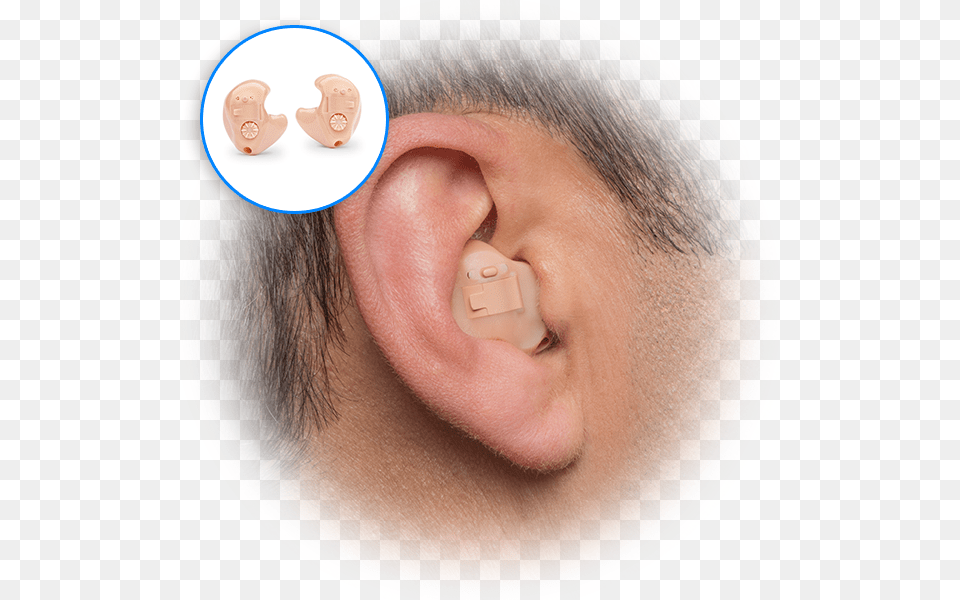 Rechargeable Inner Canal Hearing Aids Available From Full Shell In The Ear Hearing Aid, Woman, Adult, Body Part, Person Png Image