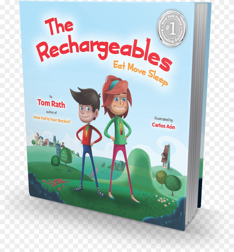 Rechargeables Eat Move Sleep Hardcover, Publication, Book, Baby, Person Free Png Download
