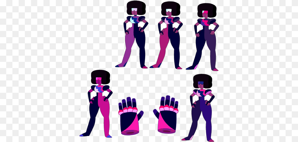 Rechazados De Garnet6 By Maxi M Garnet Steven Universe Regeneraciones, Purple, Glove, Clothing, Person Free Png