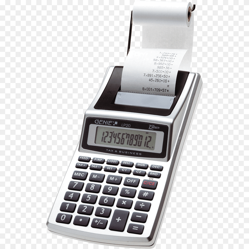 Rechner Mit Papierrolle, Electronics, Calculator, Mobile Phone, Phone Free Transparent Png