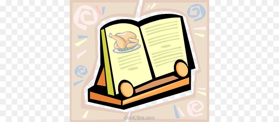 Recipe Book Royalty Vector Clip Art Illustration, Reading, Person, Publication, Text Free Png