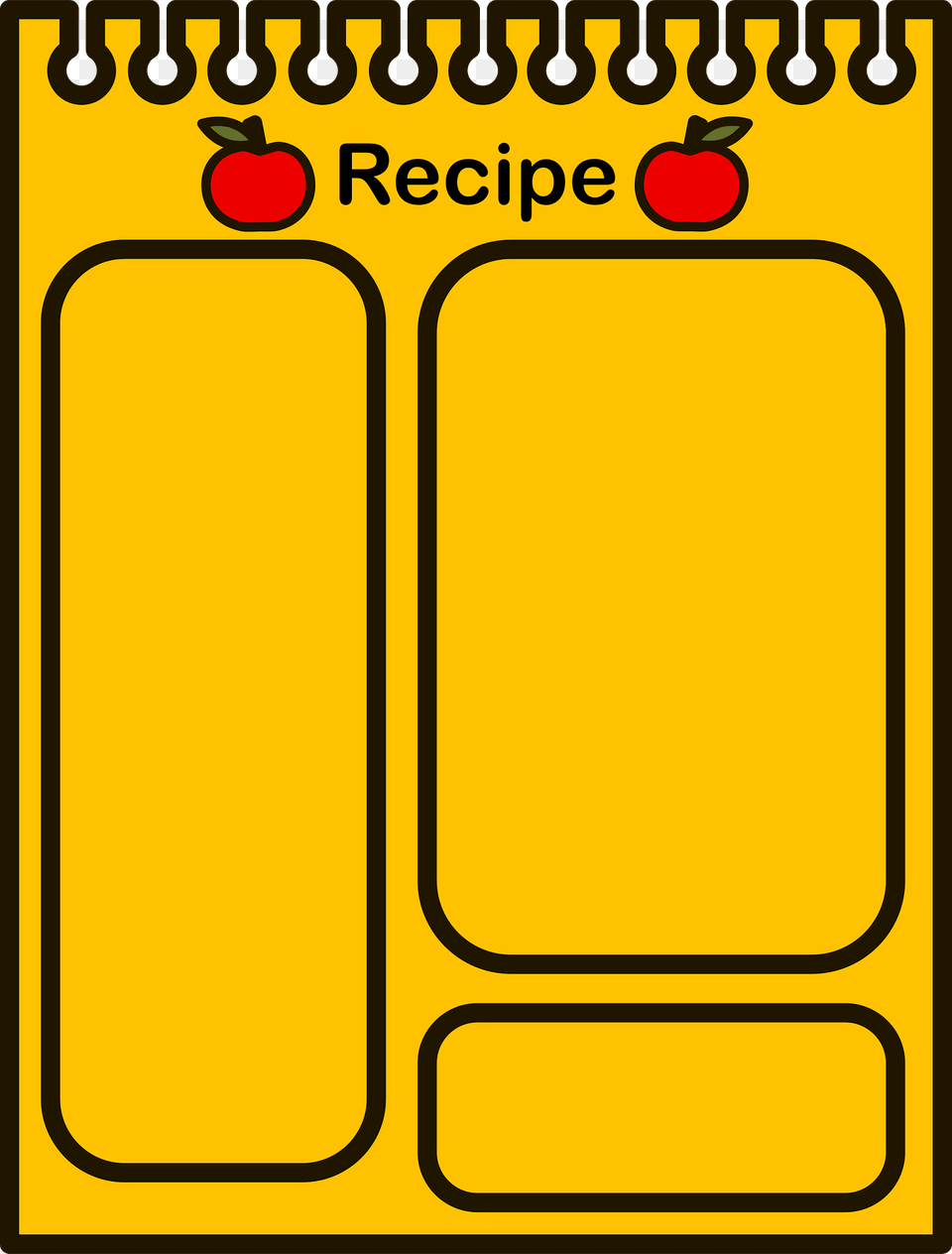 Recipe Card Clipart, Bus, School Bus, Transportation, Vehicle Png