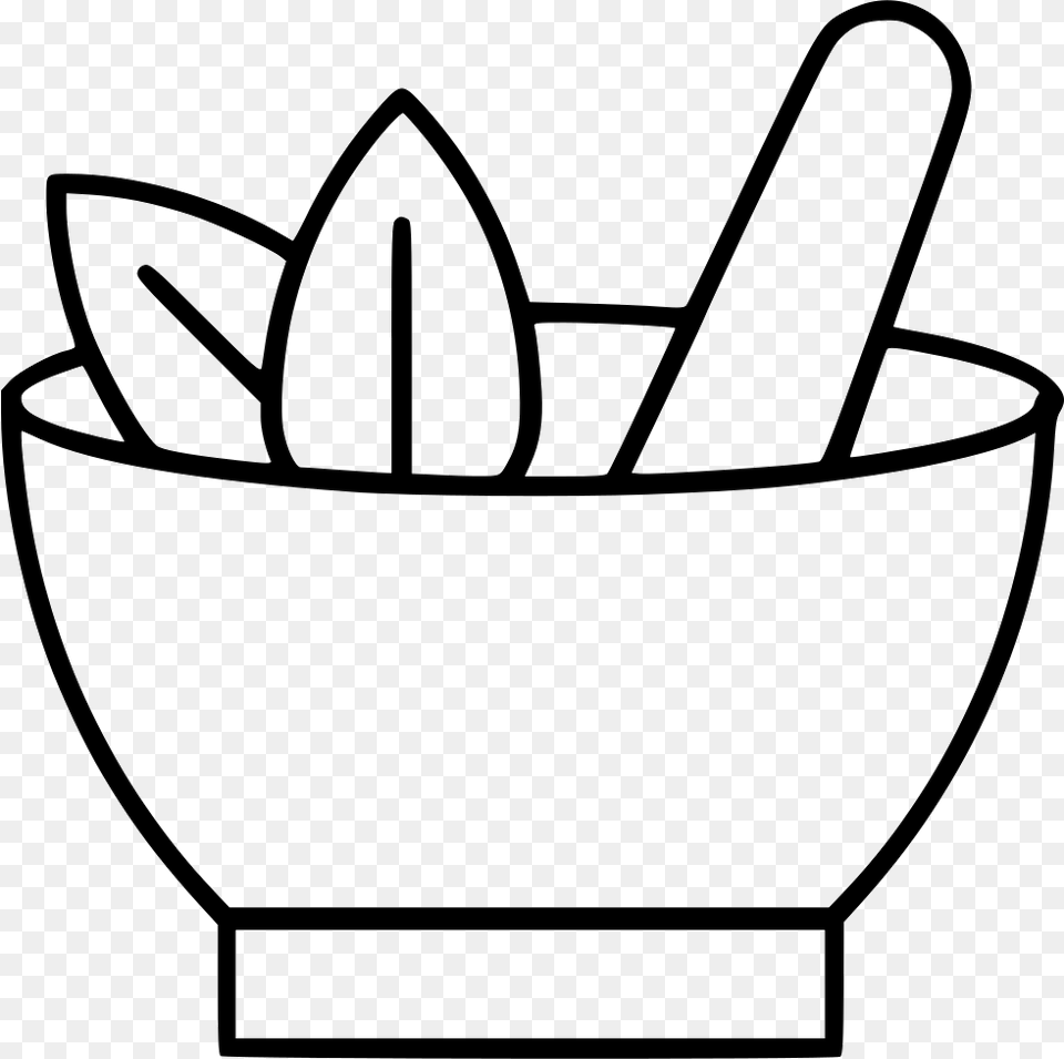 Recipe Coloring Picture Of Mortar, Weapon, Cannon, Bowl, Grass Free Transparent Png