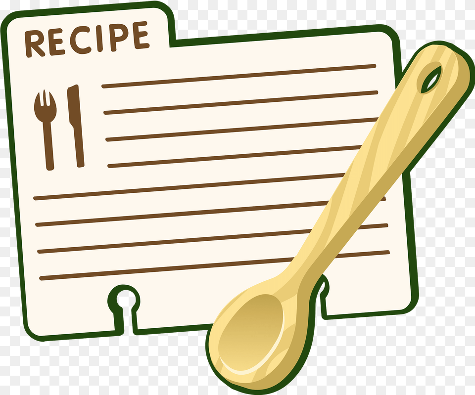 Recipe Label Clipart, Cutlery, Spoon Png Image