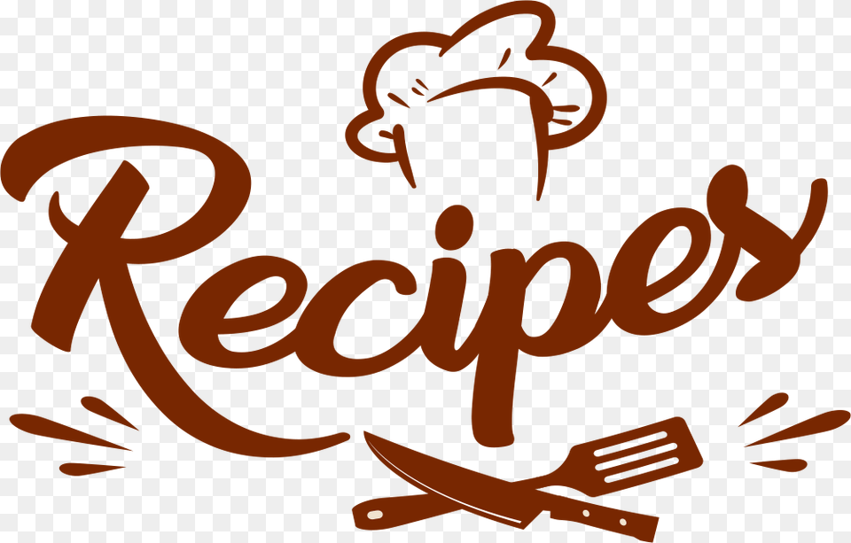 Recipes, Cutlery, Fork, Text Free Png Download