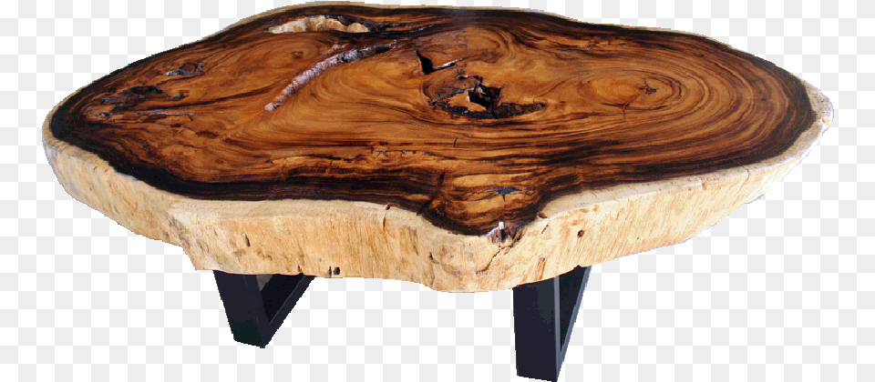 Reclaimed Acacia Wood Made Into A Natural Coffee Table Coffee Table, Coffee Table, Furniture, Plant, Tree Png