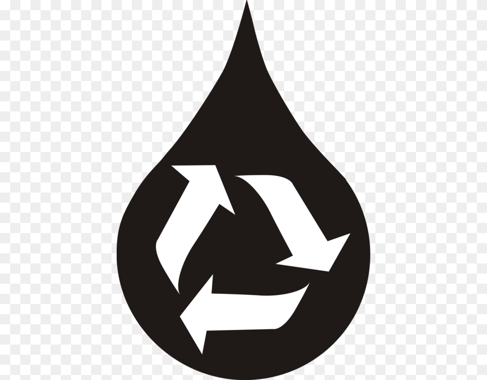 Reclaimed Water Computer Icons Recycling Symbol Water Drop Clip Art, Recycling Symbol, Animal, Fish, Sea Life Free Png Download