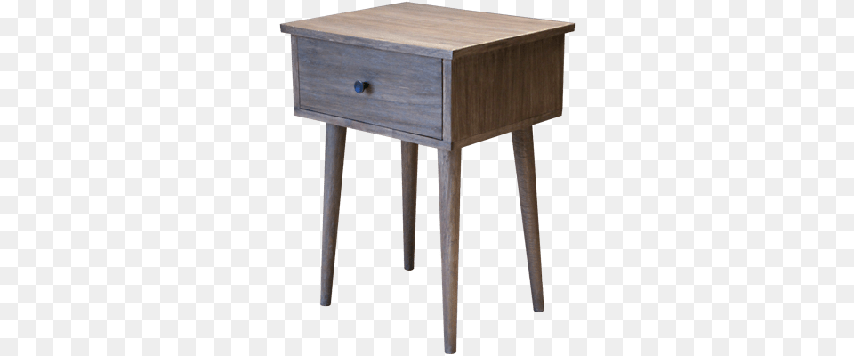 Reclaimed Wood Side Table With Drawer And Peg Legs Table, Desk, Furniture Free Transparent Png