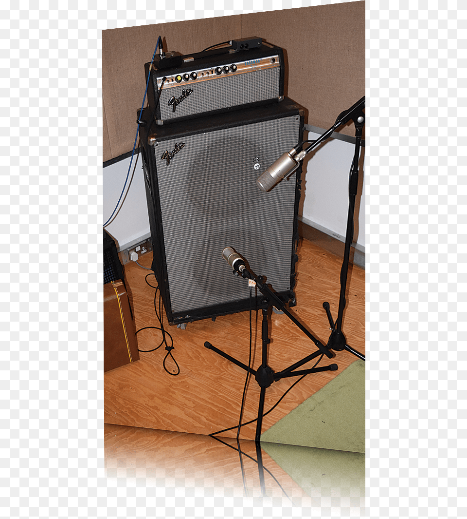 Record Bass Guitar, Electrical Device, Microphone, Wood, Floor Free Png Download
