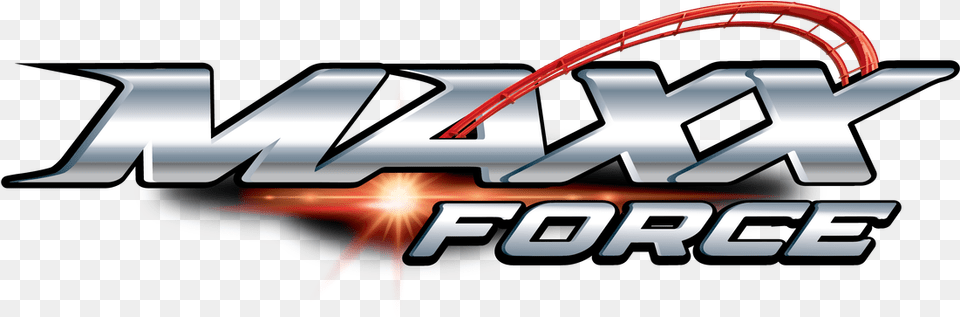 Record Breaking Launch Coaster To Debut At Six Flags Maxxforce Six Flags Great America, Logo, Graphics, Art, Transportation Png