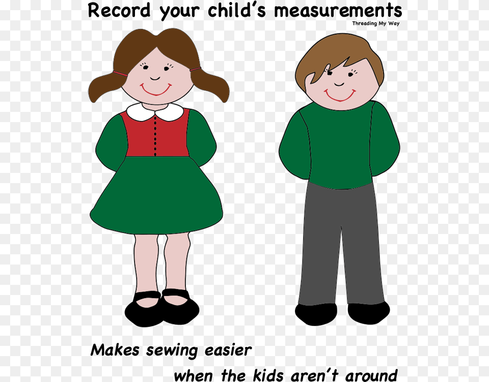 Record Measurements For Your Child On This Handy Template Boy And Girl Clipart, Baby, Person, Cartoon, Face Png