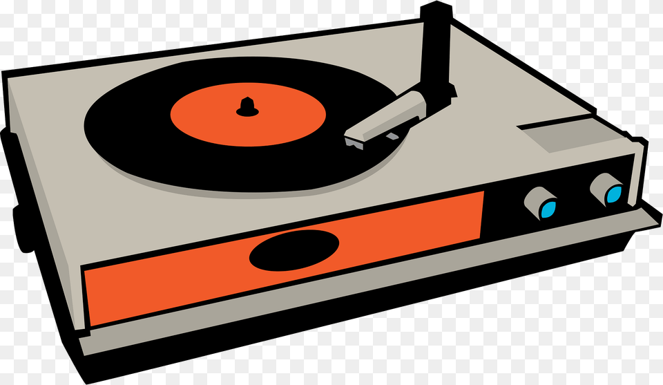 Record Player Clipart, Electronics, Disk Free Transparent Png