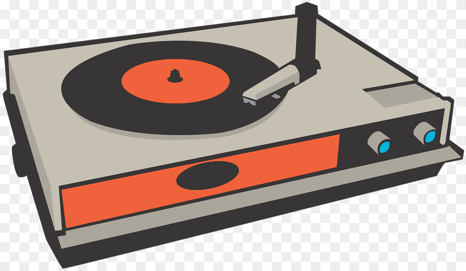 Record Player Clipart, Electronics Free Transparent Png
