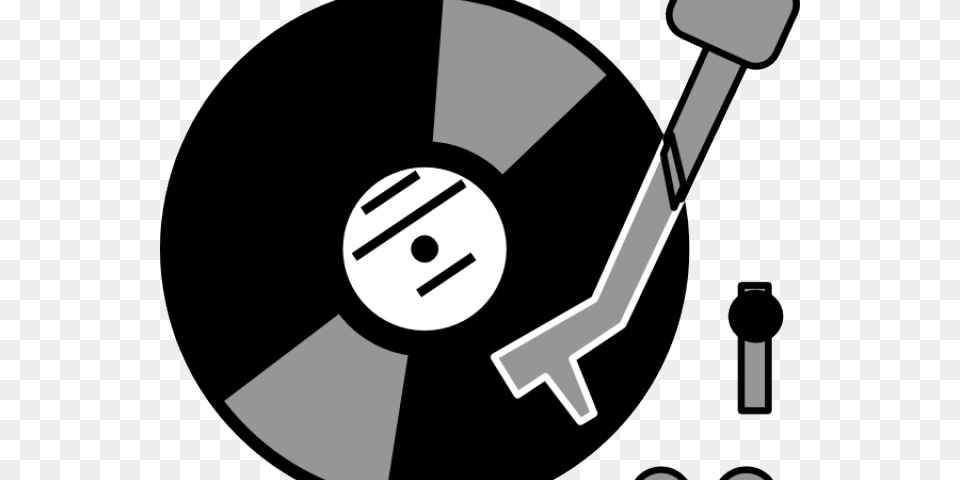 Record Player Clipart Dj Table Record Clip Art, Disk, Bow, Weapon, Dvd Free Png Download