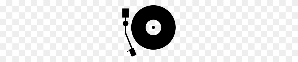 Record Player Icons Noun Project, Gray Png
