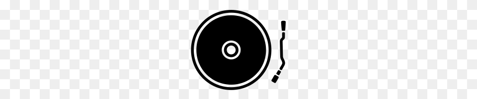 Record Player Icons Noun Project, Gray Free Png Download