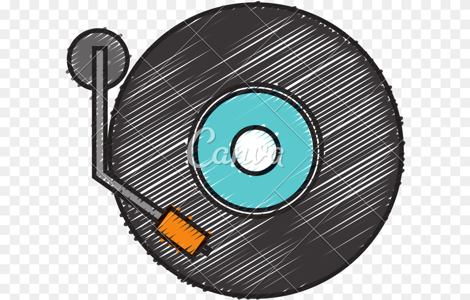 Record Player Sketch, Disk, Electronics, Hardware, Dvd Png