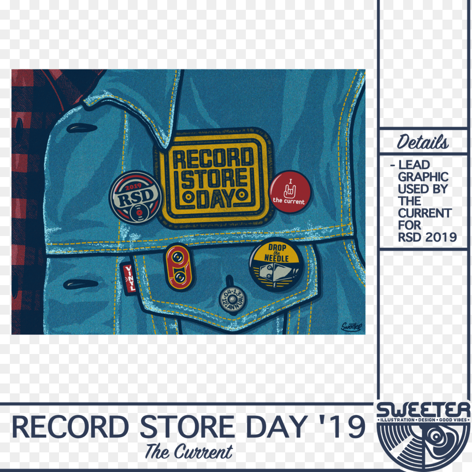 Record Store Day 19 Music, Clothing, Vest, Badge, Logo Free Transparent Png