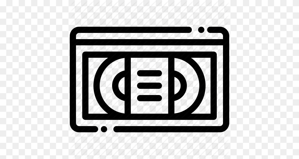 Record Tape Vhs Video Icon, Architecture, Building Free Png Download
