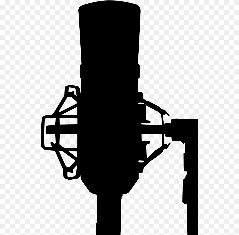 Recording Mic Background, Gray Free Transparent Png