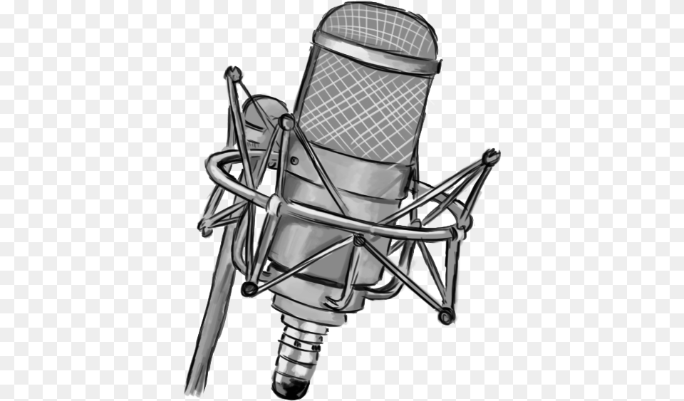 Recordingmic Plus Microphone Drawing, Electrical Device, Bicycle, Transportation, Vehicle Free Png Download