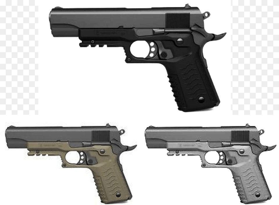 Recover Tactical 1911 Amp Clone Recover Cc3 Grip, Firearm, Gun, Handgun, Weapon Png Image