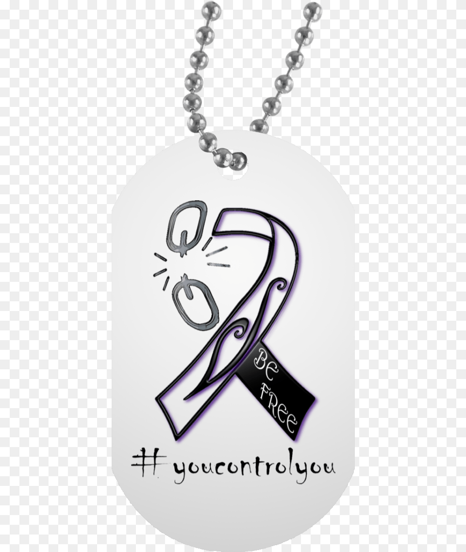 Recovery Ribbon Dog Tag Addiction Recovery Ribbon Tattoo, Accessories, Jewelry, Necklace, Pendant Png Image