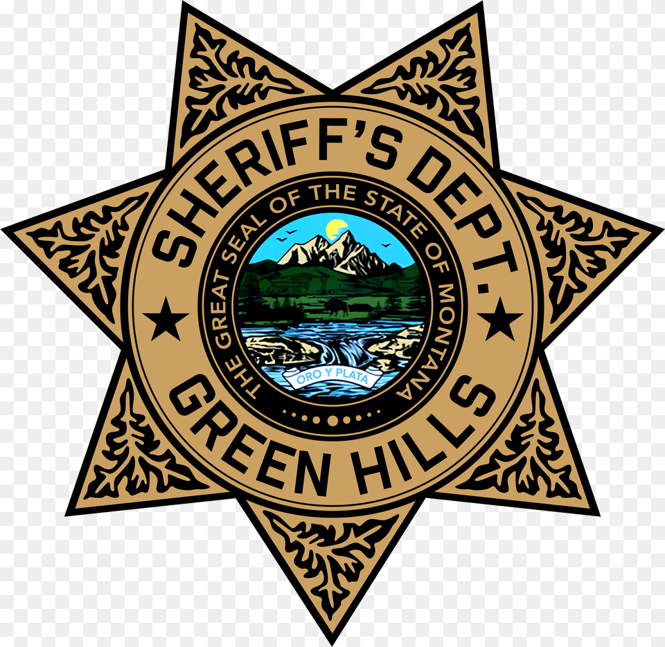 Recreated The Logo Of Sheriff Department In Ladysmithu0027s California State University Police Logo, Badge, Symbol Free Png Download