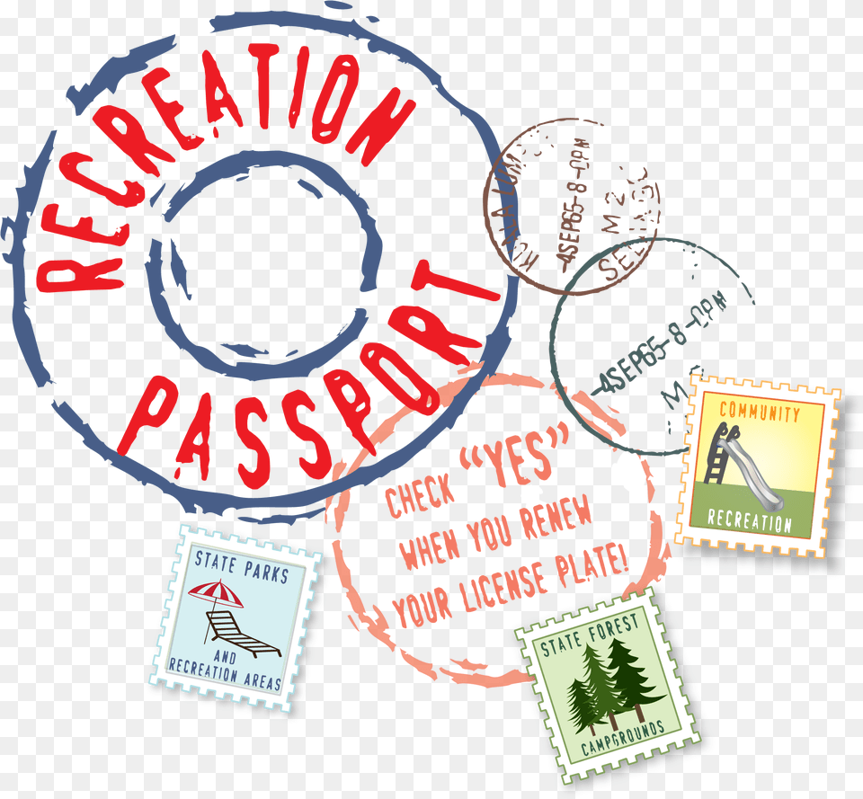Recreation Passport, Postage Stamp Free Transparent Png