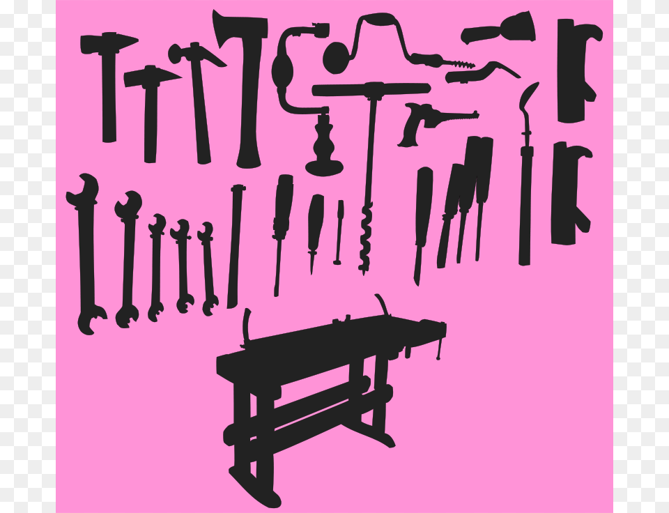 Recreational Silhouettes Tools, Device, Screwdriver, Tool Png Image