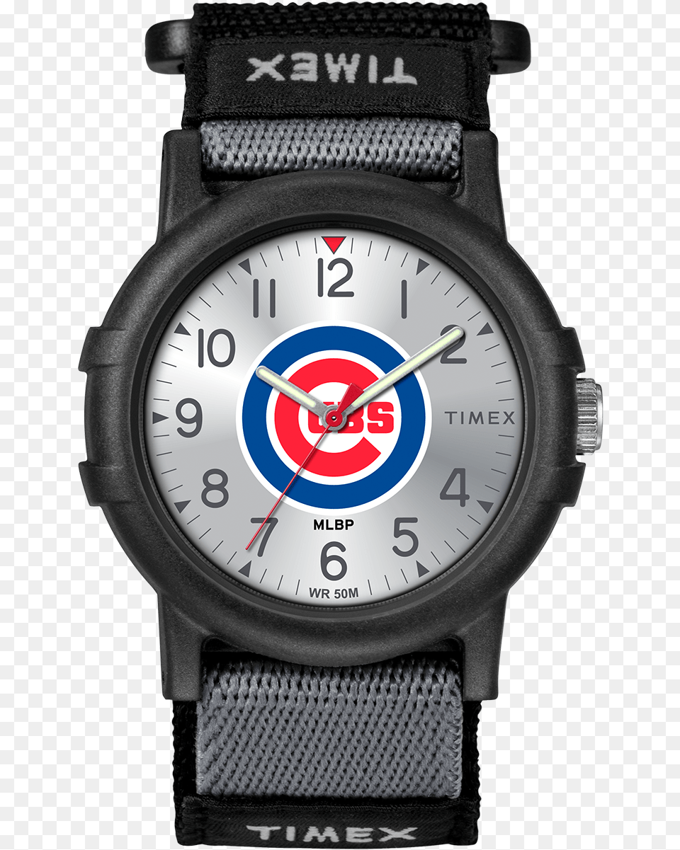 Recruit Chicago Cubs Large Timex Youth Recruit Arizona Cardinals Blackblackother, Arm, Body Part, Person, Wristwatch Png Image