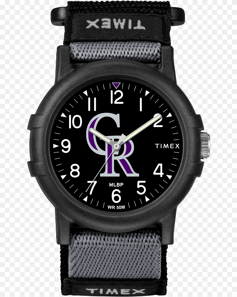 Recruit Colorado Rockies Large Timex Youth Recruit Arizona Cardinals Blackblackother, Arm, Body Part, Person, Wristwatch Free Png Download