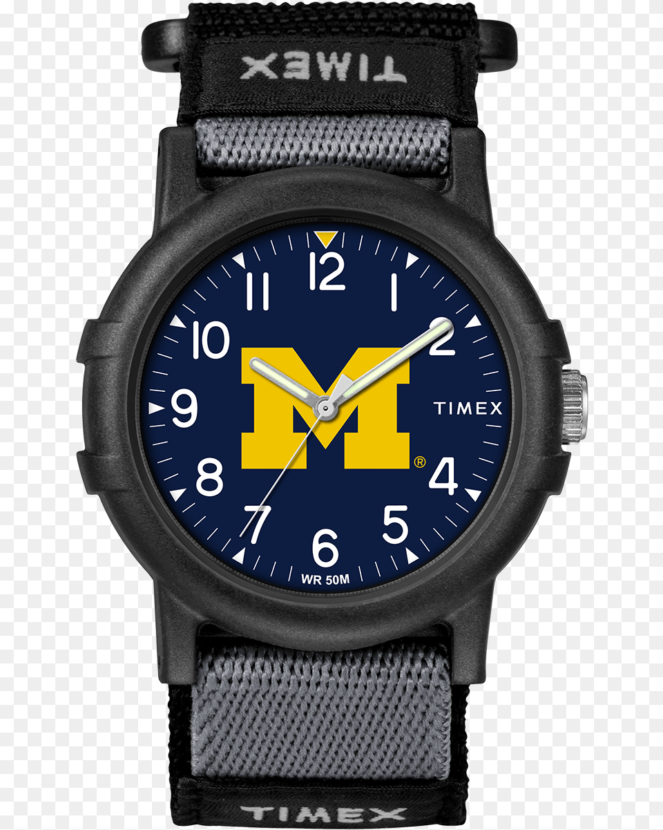 Recruit Michigan Wolverines Large Timex, Arm, Body Part, Person, Wristwatch Png Image