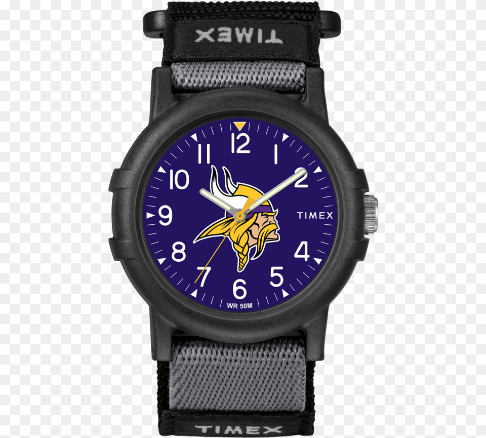 Recruit Minnesota Vikings Large Timex, Arm, Body Part, Person, Wristwatch Free Png Download