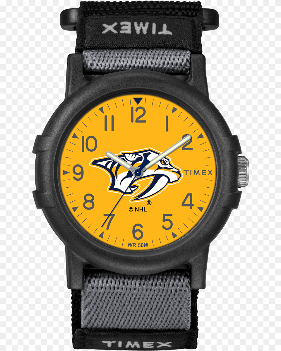 Recruit Nashville Predators Large Carolina Panthers Watch, Arm, Body Part, Person, Wristwatch Free Png