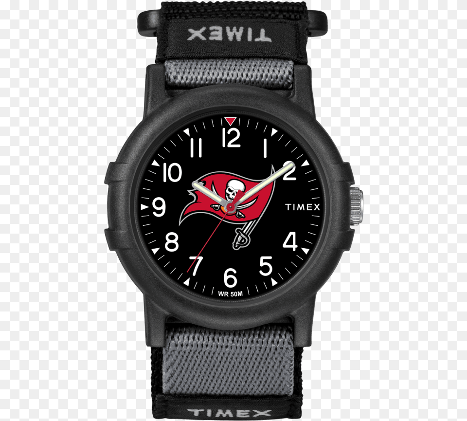 Recruit Tampa Bay Buccaneers Large Timex Watch Youth Recruit, Arm, Body Part, Person, Wristwatch Png