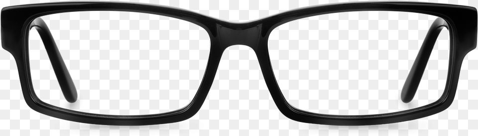 Rectangle Black Frame Glasses, Accessories, Sunglasses, Goggles Free Png