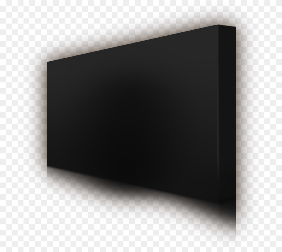 Rectangle Cube Black 3d Perspective Freetoedit Composite Material, Computer Hardware, Electronics, Hardware, Monitor Free Png Download