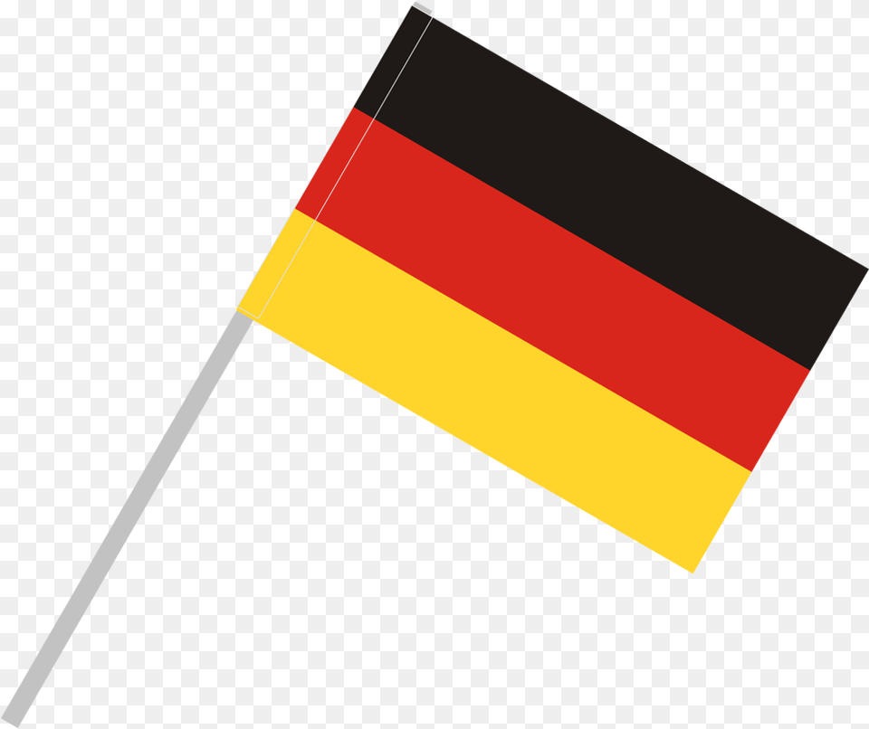Rectangle Flag Of Germany Germany Nazi Germany Photo German Flag With Stick, Germany Flag Free Png Download