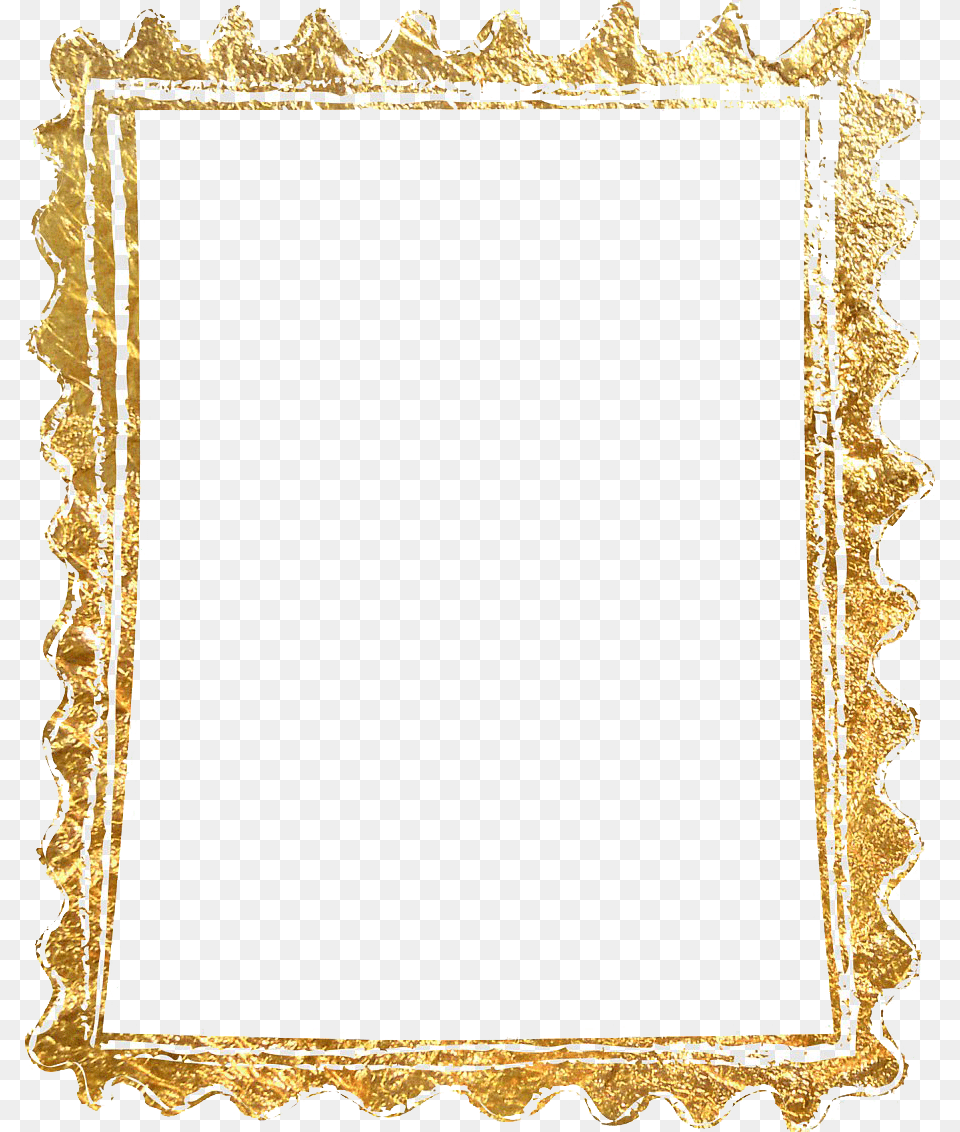 Rectangle Golden Frame Border Transparent Picture Gold Glitter Border, Blackboard Free Png Download