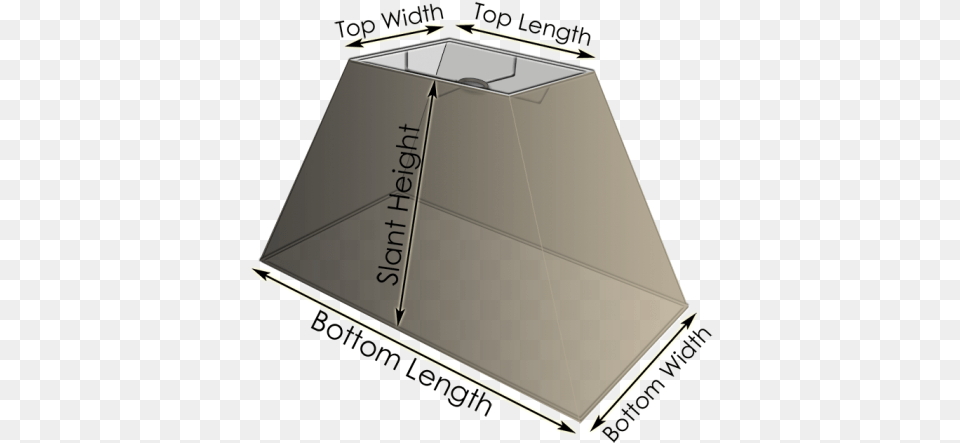 Rectangle Replacement Lampshade Diagram, Lamp, Computer, Electronics, Laptop Free Transparent Png