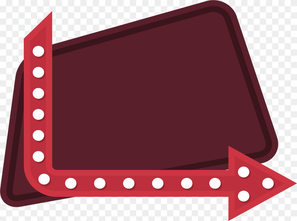 Rectangle Right Angle Red Arrow Hq Image Letreiro Com Seta, Blackboard Free Png