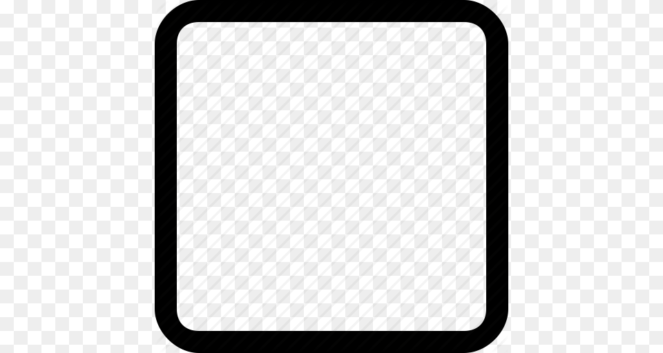 Rectangle Rounded Shape Square Stroke Tool Icon Free Png