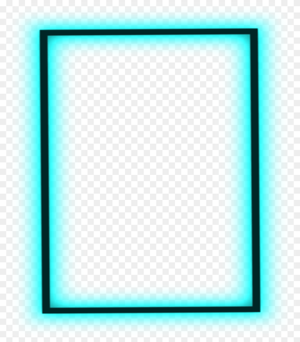 Rectangle Neon Frames, Text Free Transparent Png