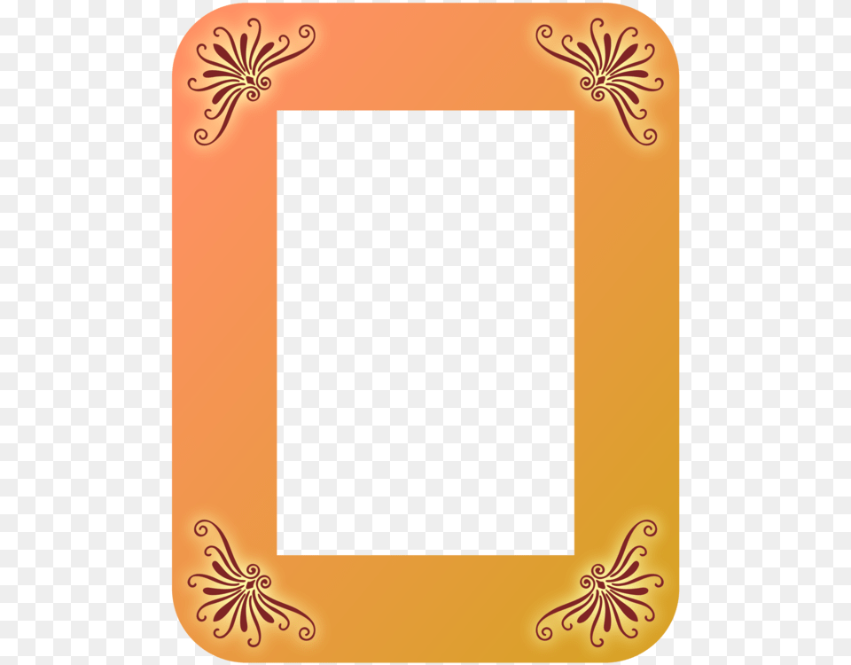 Rectangleyellowpicture Frames Paper, Art, Floral Design, Graphics, Pattern Free Transparent Png