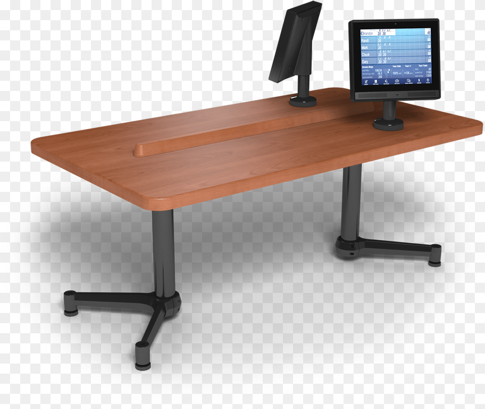 Rectangular Brunswick Bowling Table, Computer, Desk, Electronics, Furniture Free Png Download